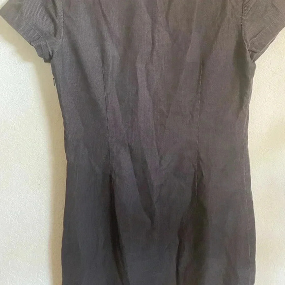 Boden Montmartre Needlecord Finewale Pintuck Corduroy Charcoal Grey Dress 4R - Picture 11 of 12